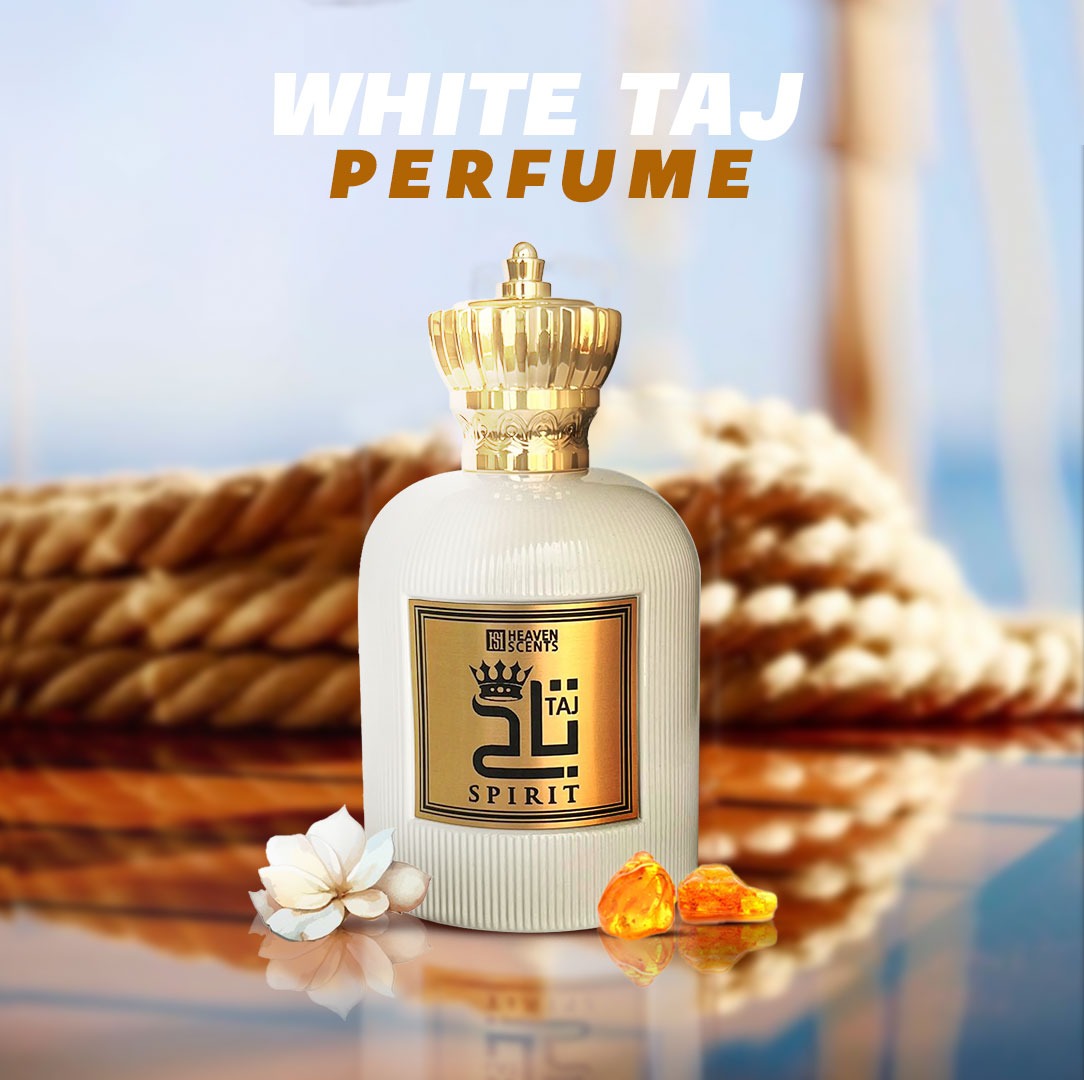 White Taj Perfume & 5 Body Splash & 2 Hair Mists